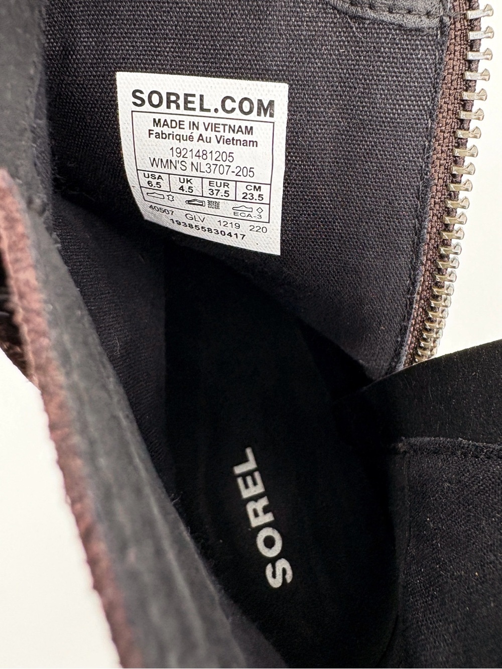 SOREL Cate Brown Waterproof Leather Ankle Boots 6.5 - Picture 12 of 15